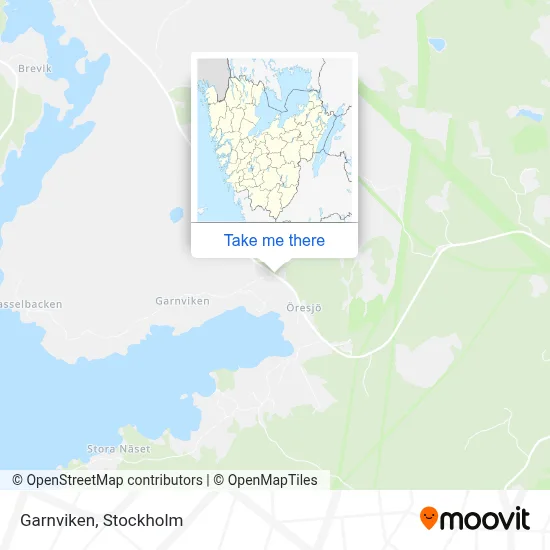 Garnviken map