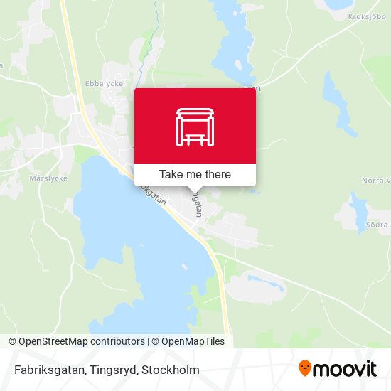 Fabriksgatan, Tingsryd map
