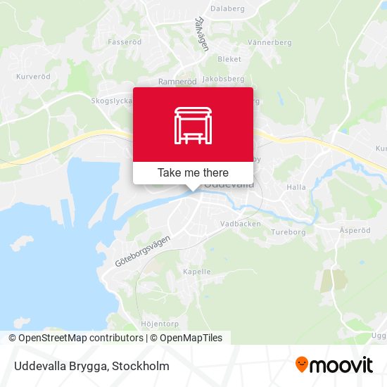Uddevalla Brygga map