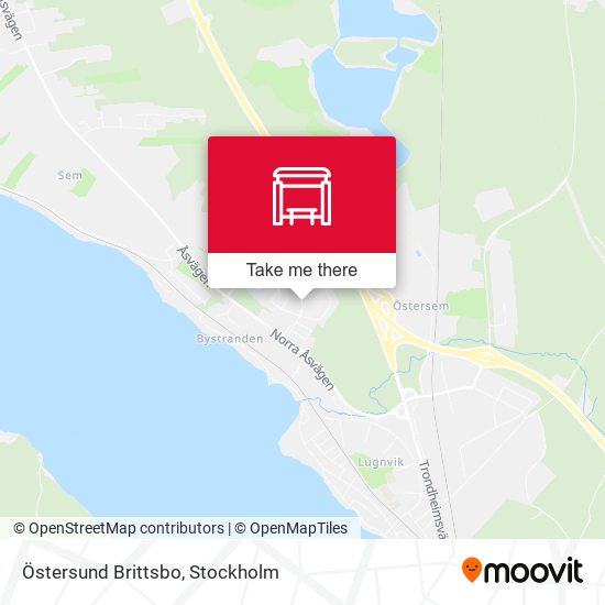 Östersund Brittsbo map