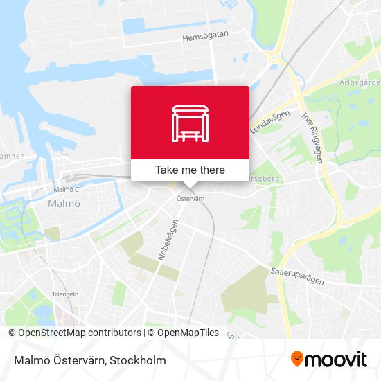 Malmö Östervärn map