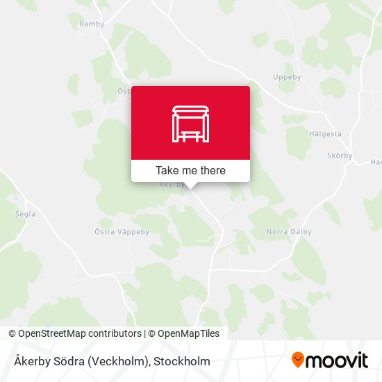 Åkerby Södra (Veckholm) map