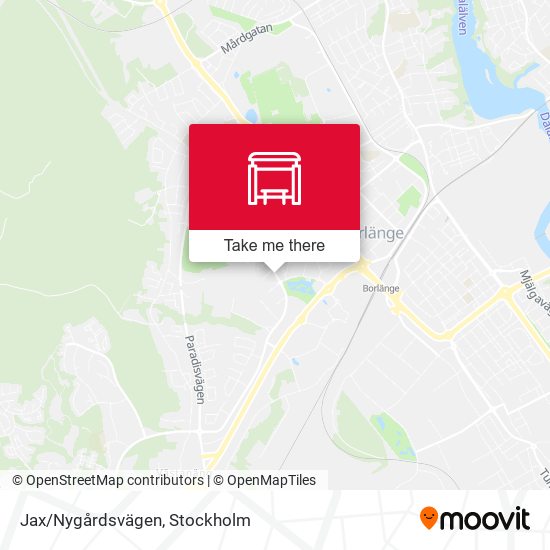 Jax/Nygårdsvägen map