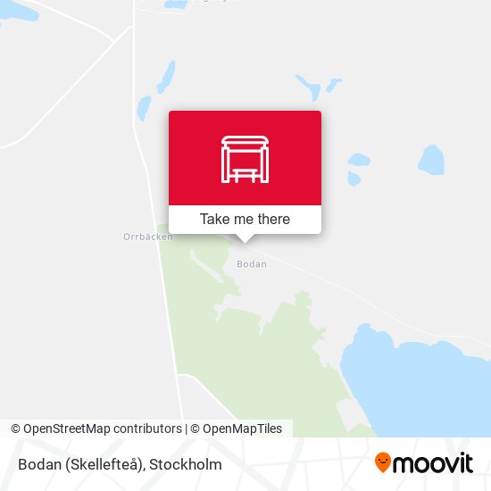 Bodan (Skellefteå) map