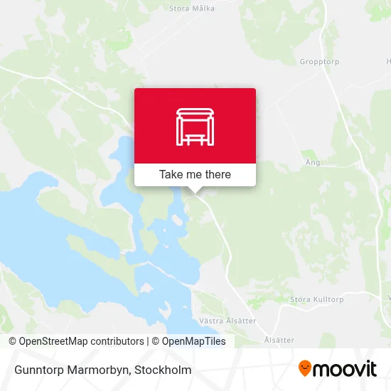 Gunntorp Marmorbyn map