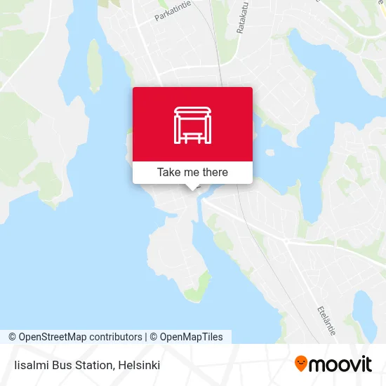 Iisalmi Bus Station map