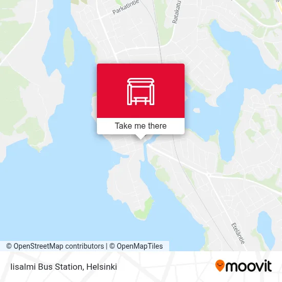 Iisalmi Bus Station map