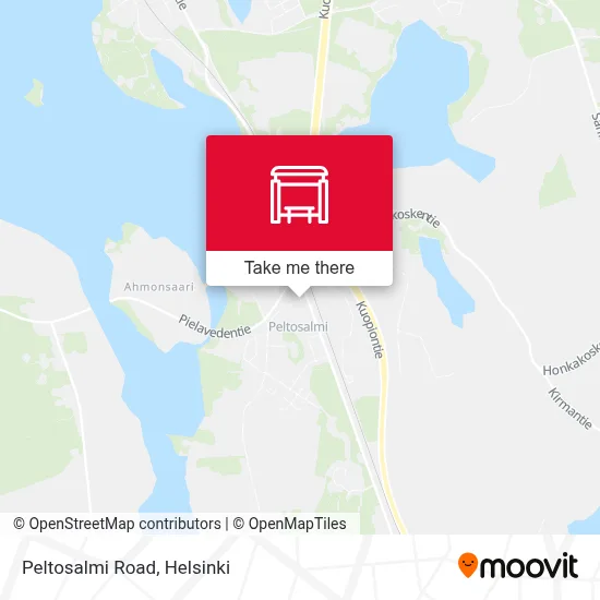 Peltosalmi Road map