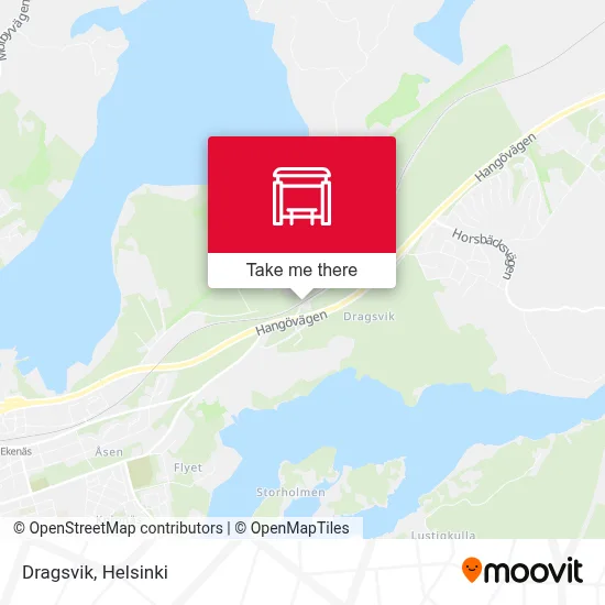 Dragsvik map