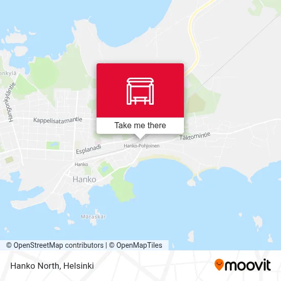 Hanko North map