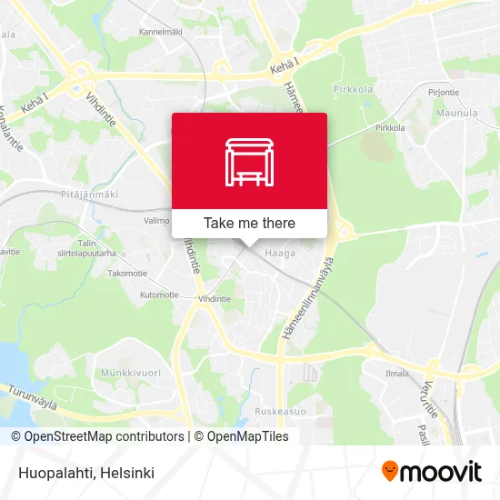 Huopalahti map