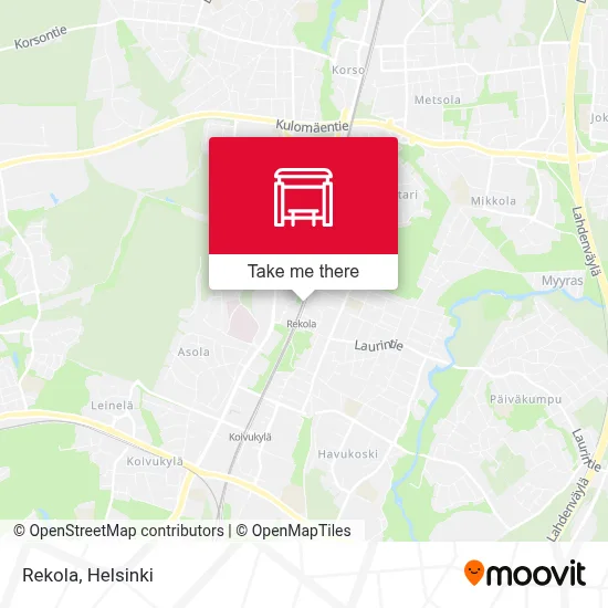 Rekola map