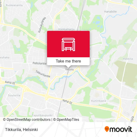 Tikkurila map