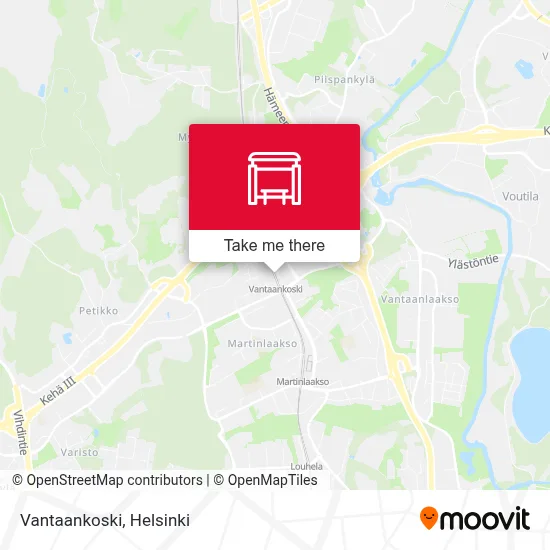 Vantaankoski map