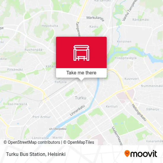 Turku Bus Station map