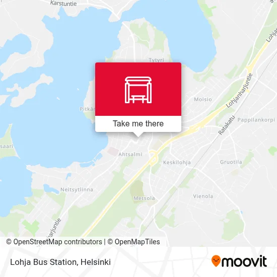 Lohja Bus Station map