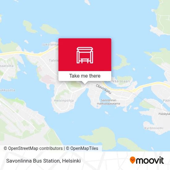 Savonlinna Bus Station map