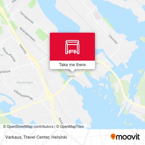 Varkaus, Travel Center map