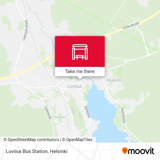 Loviisa Bus Station map