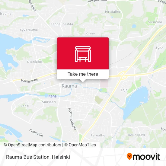 Rauma Bus Station map