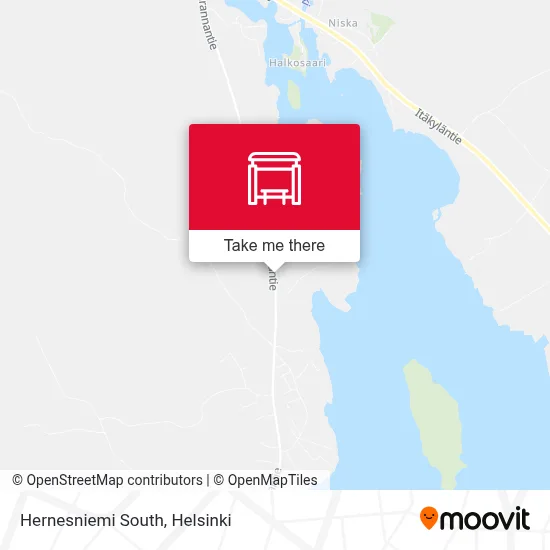 Hernesniemi South map