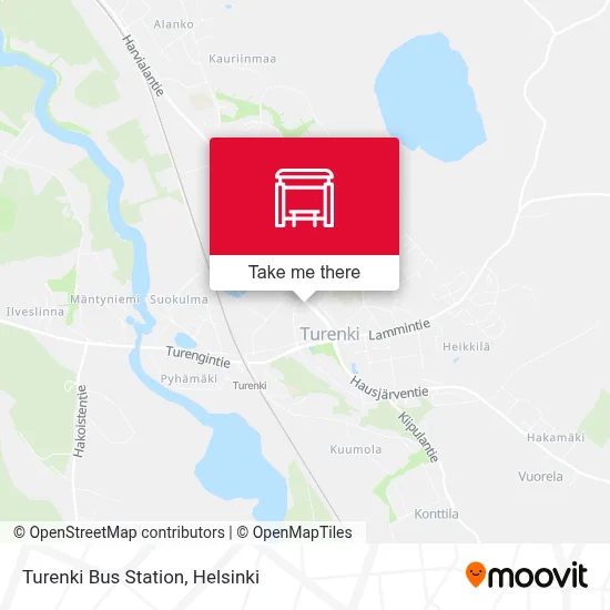 Turenki Bus Station map