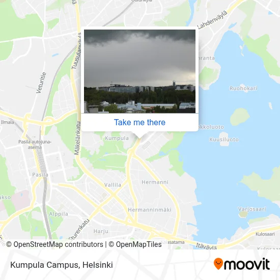 Kumpula Campus map