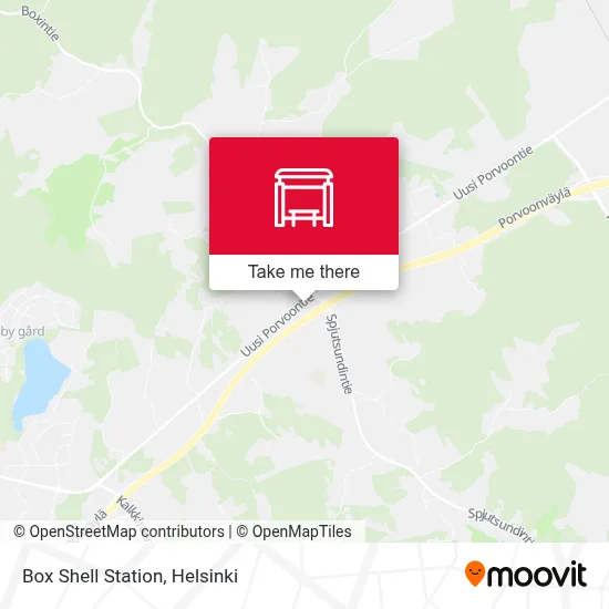 Box Shell Station map