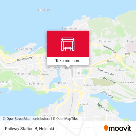 Railway Station B map