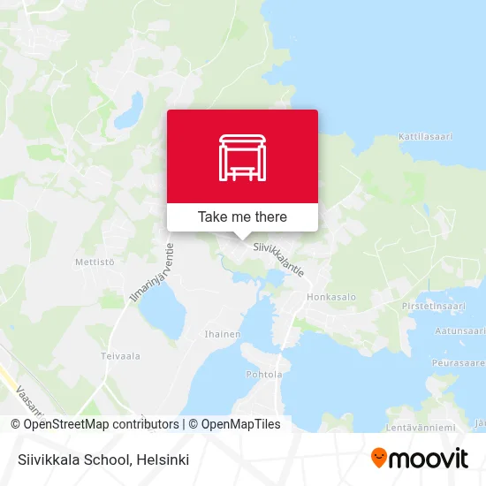 Siivikkala School map