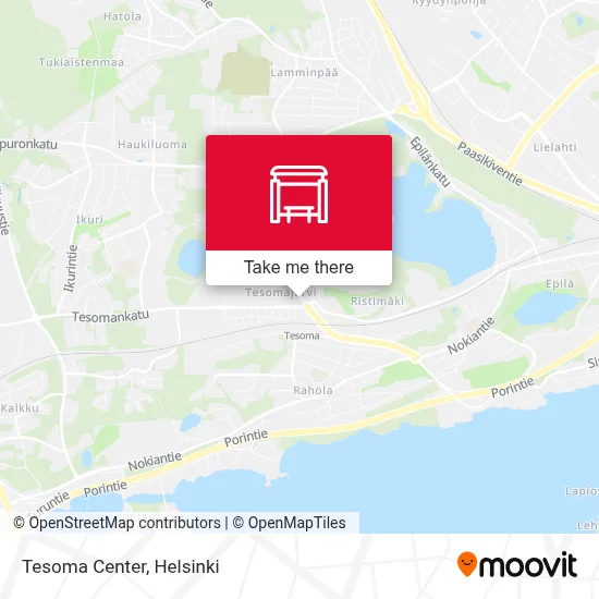 Tesoma Center map