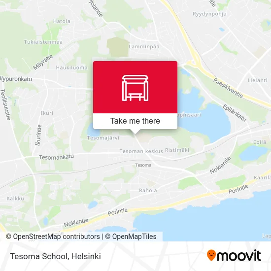Tesoma School map