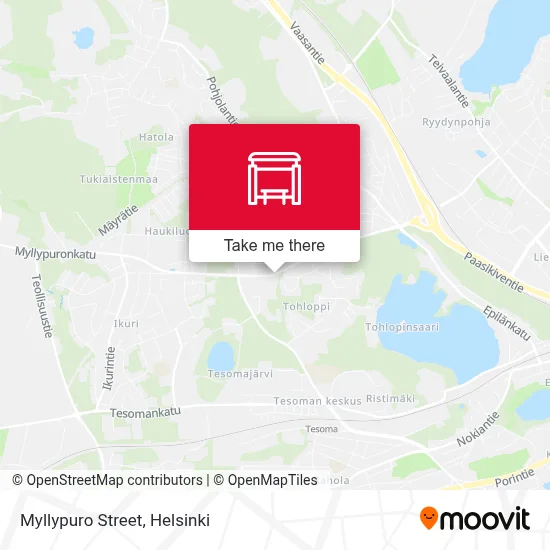 Myllypuro Street map