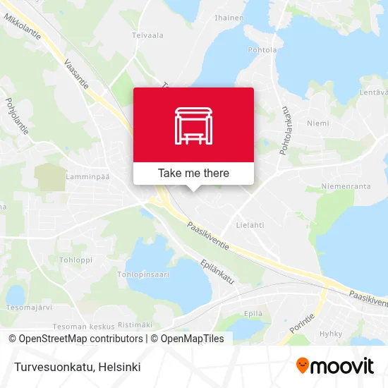Turvesuonkatu map