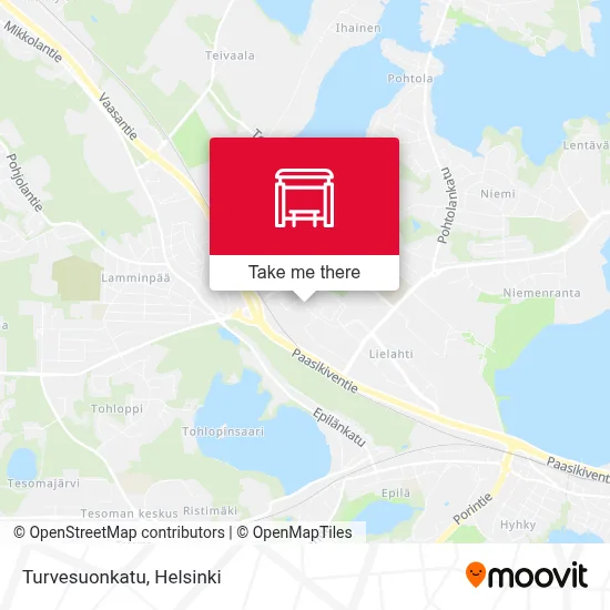 Turvesuonkatu map