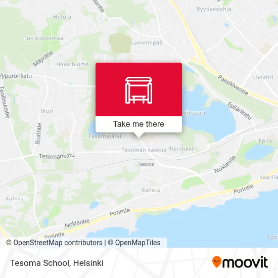 Tesoma School map