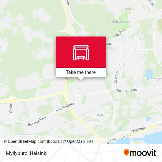 Myllypuro map