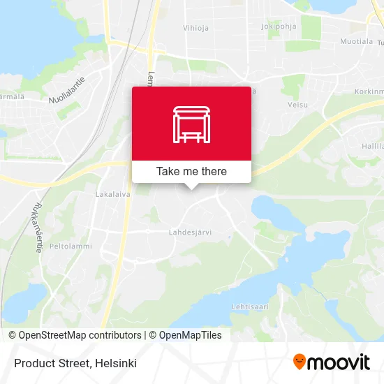 Product Street map