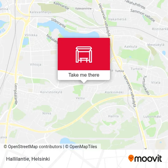 Hallilantie map