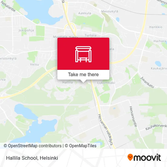Hallila School map