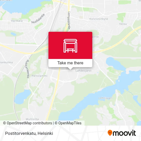 Postitorvenkatu map