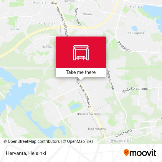 Hervanta map