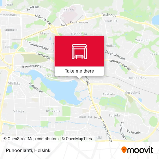 Puhoonlahti map