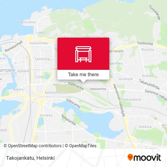 Takojankatu map