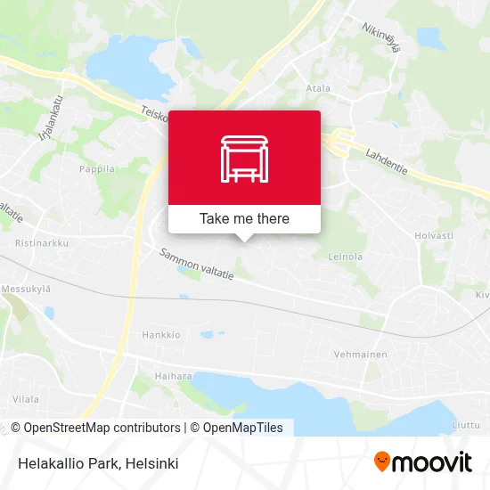Helakallio Park map
