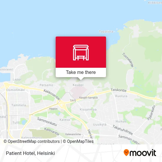 Patient Hotel map