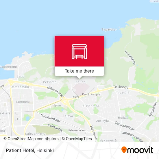 Patient Hotel map