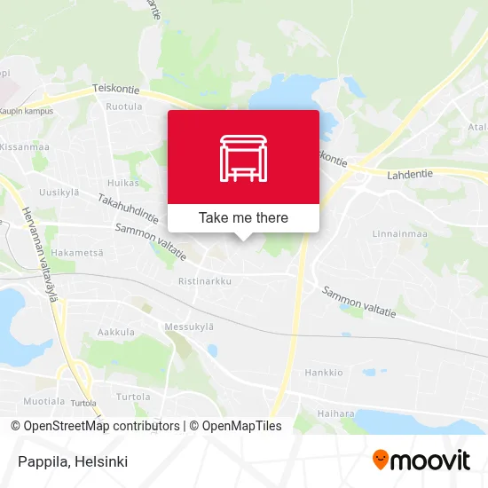 Pappila map
