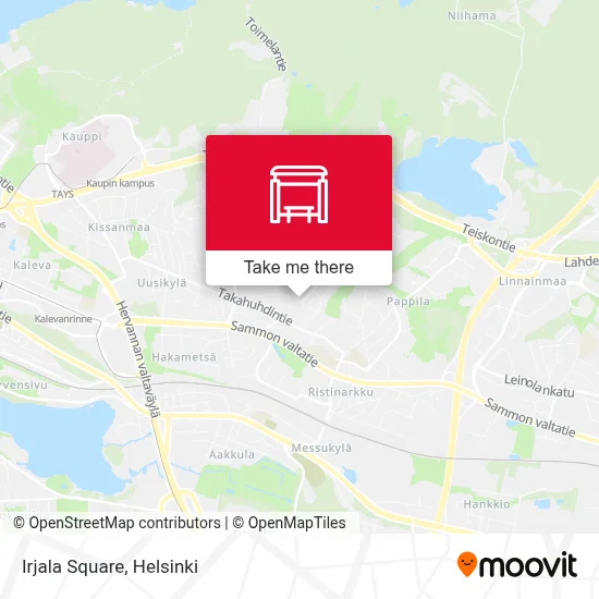 Irjala Square map