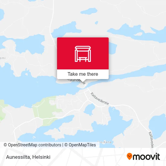 Aunessilta map